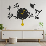 🕰️Birds on Branches Scenic Pendulum Clock 🌿