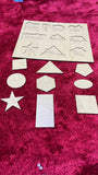 🧩 Kids' Cognitive Learning Board – Shape Puzzle for Smart Learning! 🎓