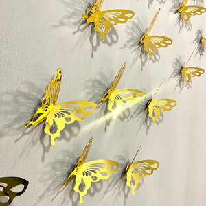 🦋 Acrylic Mirror Butterfly Set! - Wall Decoration 🦋