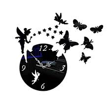 🦋 Butterflies with Stars Wall Clock by SIA DECOR 🦋